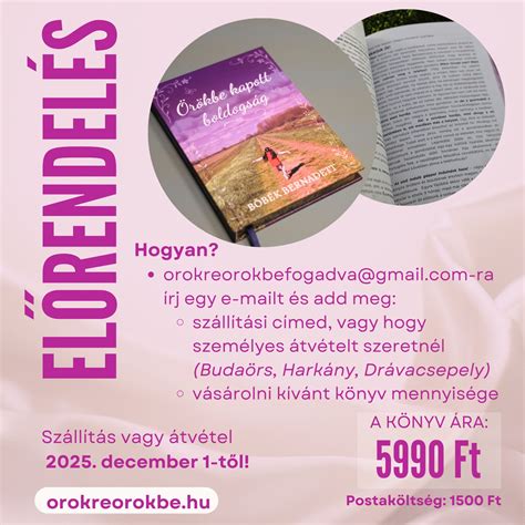A könyv ára és szállítási költségei egy külföldi webshopban