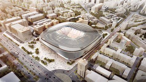 Bernabéu stadion és metrómegállók térképe