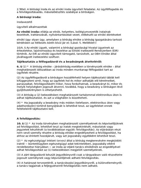 A bírósági tárgyalásokról készült infografika