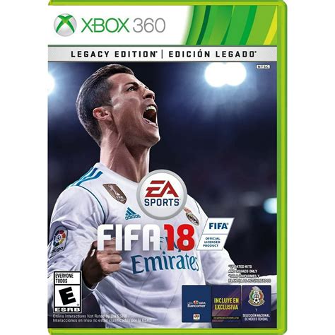 FIFA 18 Xbox 360 lemez