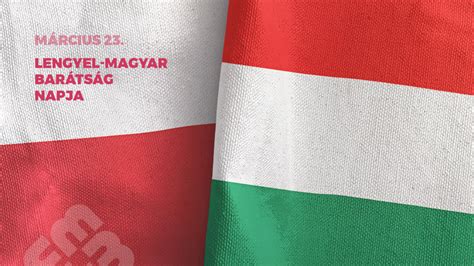 Lengyel és magyar szurkolók közös transzparensei