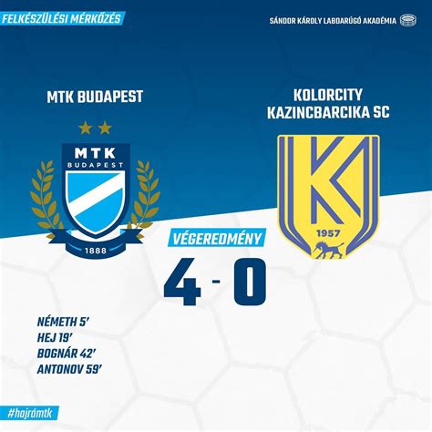 MTK mérkőzés highlights
