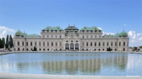 Bécsi városkép a Belvedere kastéllyal