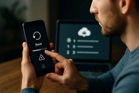 Visszaállítás ikon vagy reset gomb