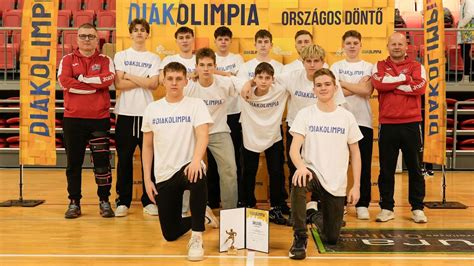 A diákolimpia országos döntőjének dobogósai