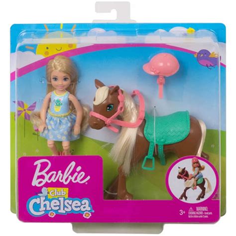 Barbie Chelsea baba pónival és kiegészítőkkel