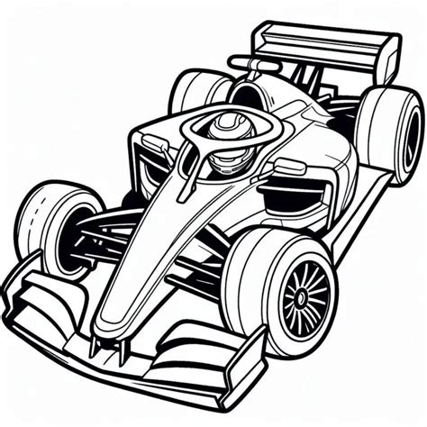 Formula-1 versenyautó a pályán