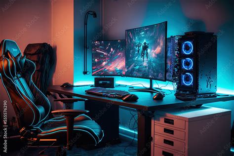 gamer setup és esport közvetítés