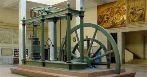 James Watt gőzgépének sematikus ábrája