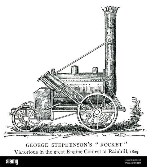 George Stephenson Rocket gőzmozdonyának képe