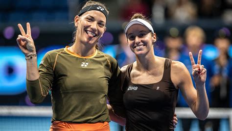 Babos Tímea és Luisa Stefani párosban teniszezik