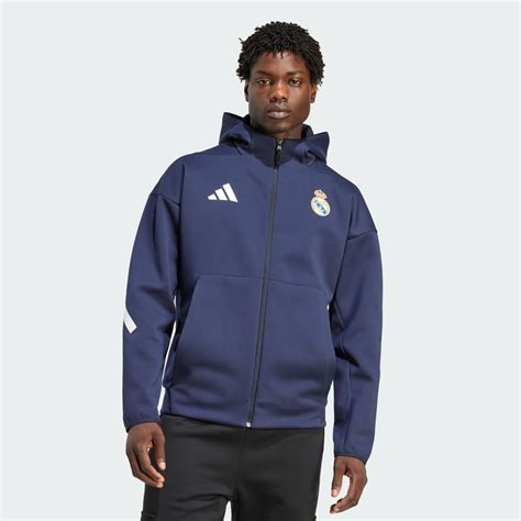 Adidas Z.N.E. Real Madrid kabát részletei