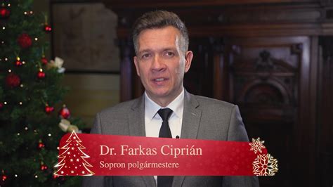 Dr. Farkas Ciprián polgármester beszéde a Soproni Tigrisek évzáró rendezvényén