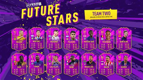 Kollázs a FIFA 20 Future Stars legjobb játékosairól (90+ értékelés)