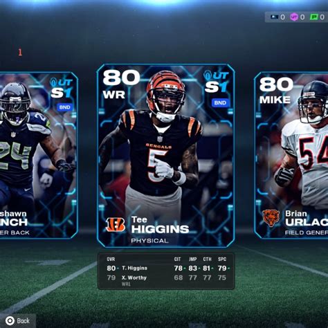 Madden Ultimate Team kártya csomagok
