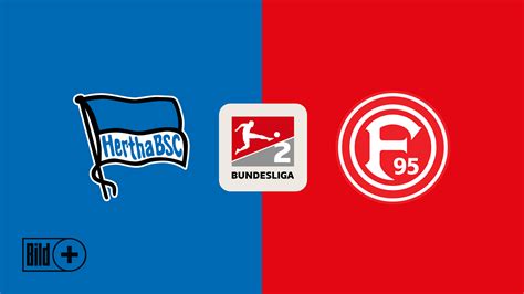 A Fortuna Düsseldorf és a Hertha BSC logói