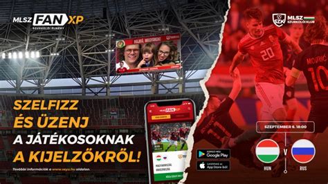 MLSZ FanXP alkalmazás felülete