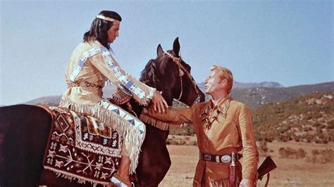 Winnetou és Old Shatterhand illusztráció