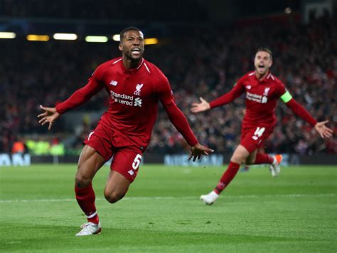 Georginio Wijnaldum gólöröme a Barcelona ellen
