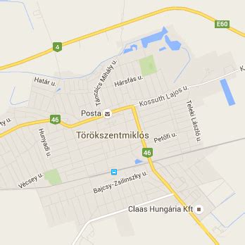 Térkép Törökszentmiklós Fradi Étterem elhelyezkedésével