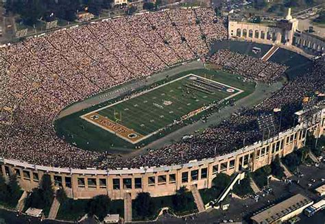 Los Angeles Memorial Coliseum a Super Bowl I idején