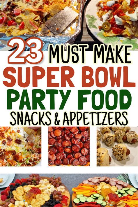 Hagyományos Super Bowl party ételek