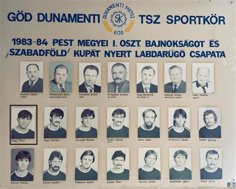 Érdi kézilabdacsapat 1970-es évekbeli fotója