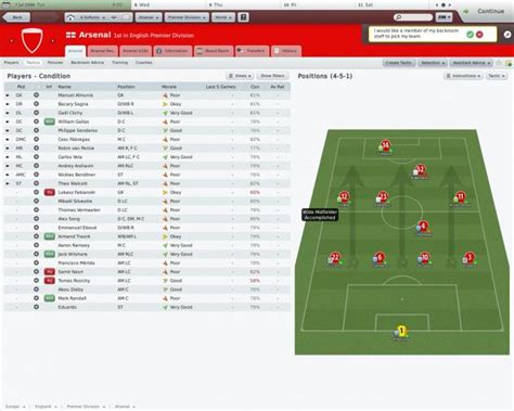 Football Manager 2010 meccs elemző eszköz