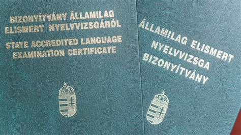 Nyelvvizsga bizonyítványok