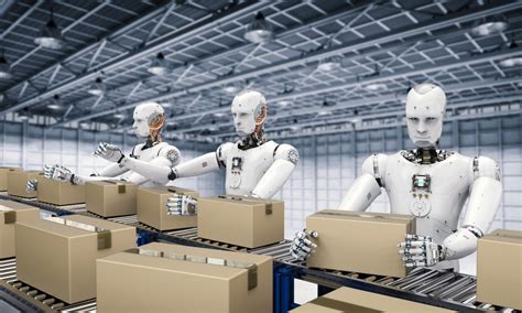 Raktári robotok munkavégzés közben automatizált raktárban