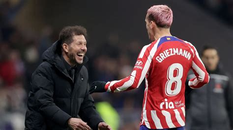 Diego Simeone és Antoine Griezmann ünneplése