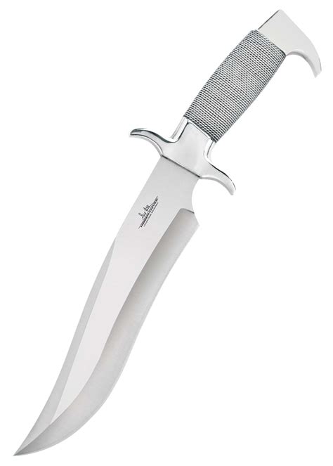Gil Hibben Sawback Bowie kés pengéje fűrészfogakkal közelről