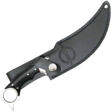 Gil Hibben Sawback Bowie kés markolata és kézvédője