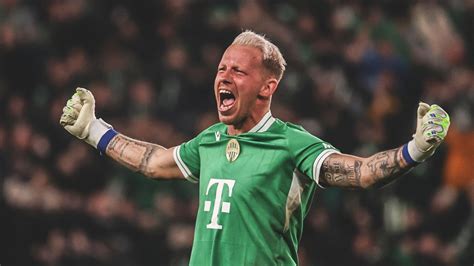 A Ferencváros játékosainak ünneplése a gól után