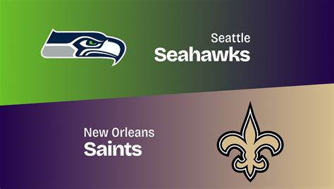 Grafikon a New Orleans Saints és Seattle Seahawks korábbi mérkőzéseiről