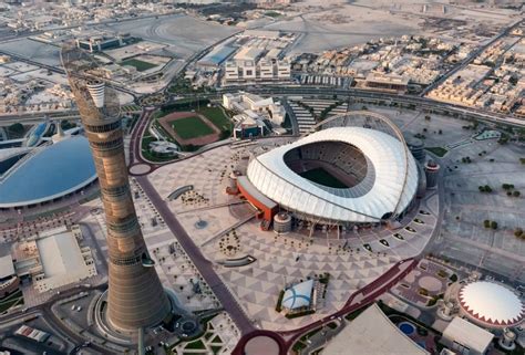 Khalifa International Stadium látképe Dohában