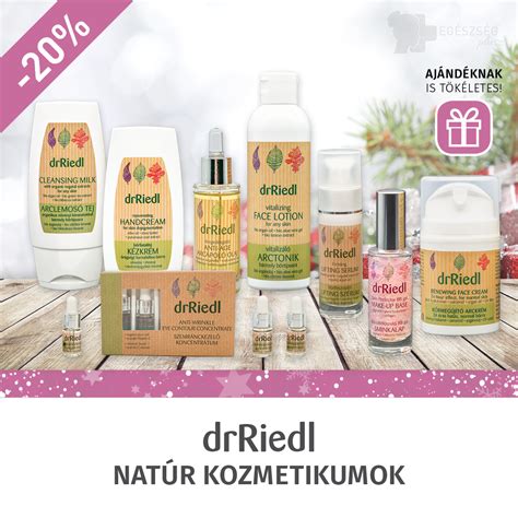 természetes kozmetikumok és kiegészítők válogatása