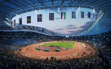 Az atlétikai stadion küzdőterének sémája