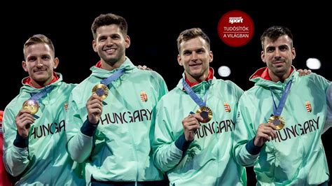 A magyar párbajtőrcsapat a genovai Európa-bajnokságon