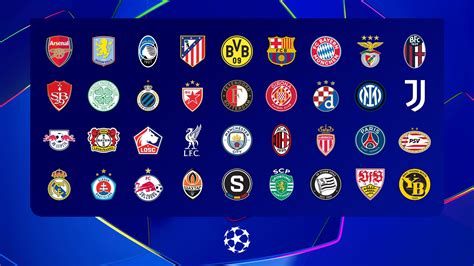 Az UEFA klubversenyek logói (BL, EL, ECL)
