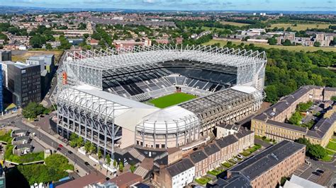 A St. James' Park stadion látképe
