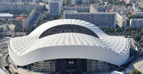 A Stade Vélodrome látképe Marseille-ben