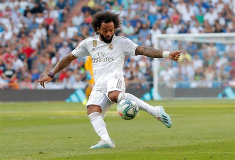 Marcelo, a Real Madrid balhátvédje akcióban