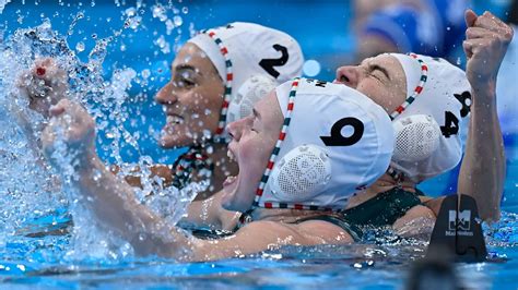 Kállay Márk vízilabdázás közben