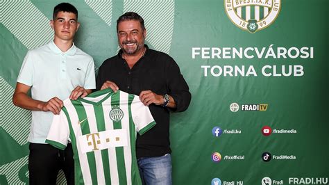 Kállay Márk a Fradi csapatával