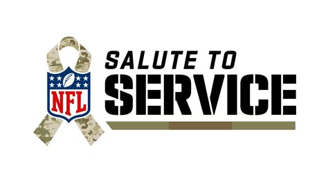 NFL Salute to Service logó és katonai elismerés