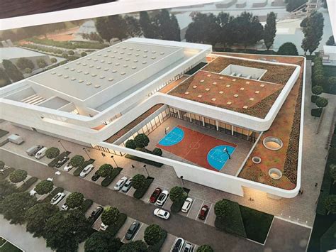 Százhalombatta Városi Sportcsarnok terve