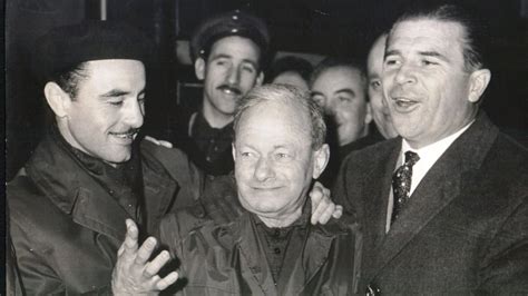 Papp László és Puskás Ferenc Madridban