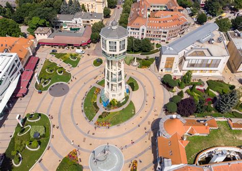 Siófok város látképe