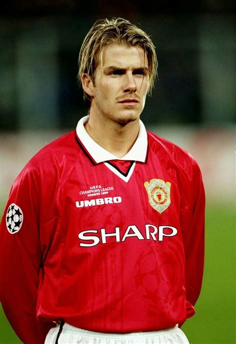 David Beckham a Manchester United ikonikus 7-es mezében